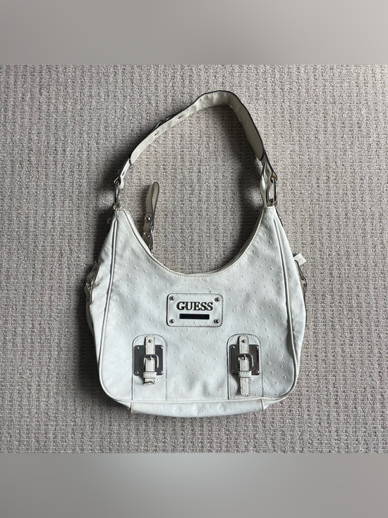 Guess Handbags - White Guess Faux Leather Bag